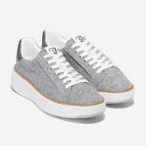 Cole Haan Grandpro Topspin Sneaker (Grey Wool). Brand New. Womens Size: 7